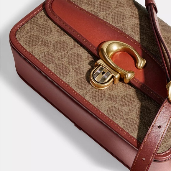 NWT Coach Studio Shoulder Bag in Signature Canvas - Picture 8 of 10